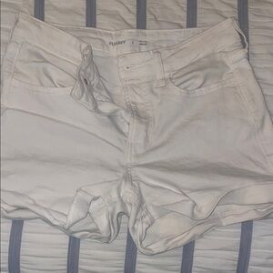Old Navy Women's Cream Jean Shorts